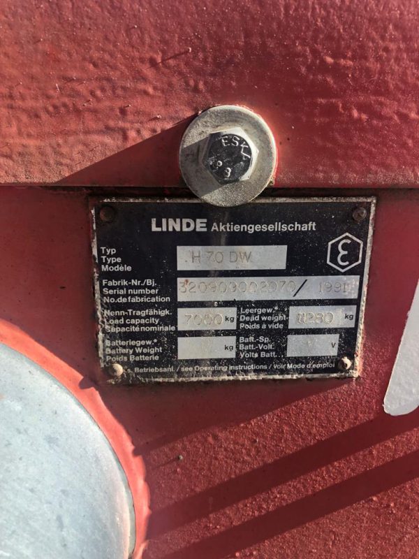 Carretilla linde H70DW - Imagen 5